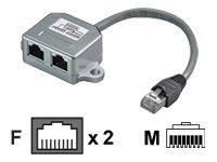 Produktbild Goobay Kabel-Splitter RJ45 (Netzwerk Zubehör)