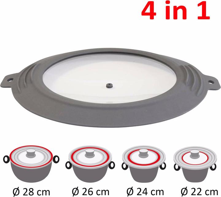 Actual product image Stoneline Universal cover (28 cm, Glass, Plastic)