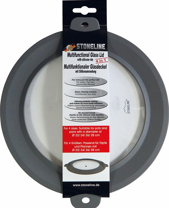 Actual product image Stoneline Universal cover (28 cm, Glass, Plastic)
