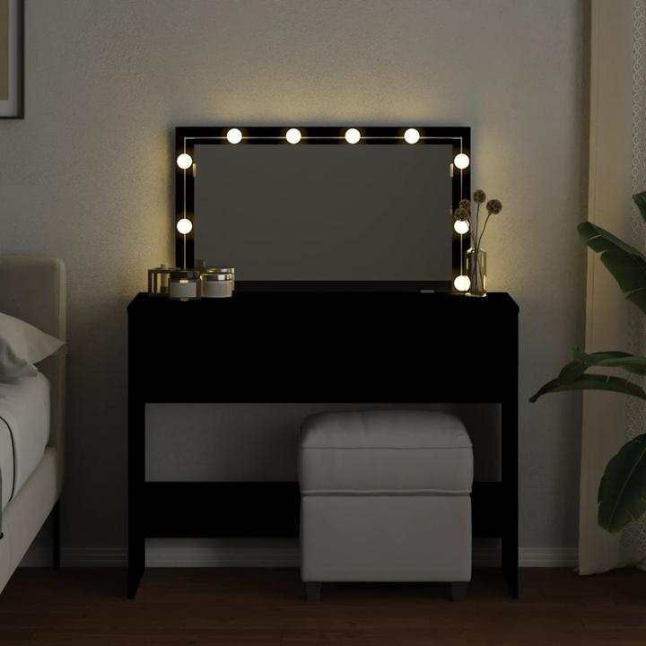 Actual product image VidaXL Dressing table with LED lighting (100 x 40 x 120 cm)