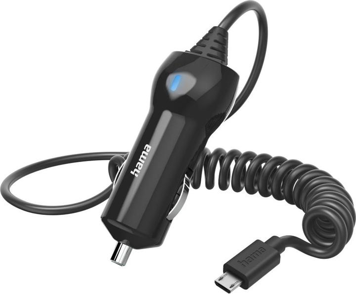 Actual product image Hama Car charger, Micro-USB, 6 Watt, Black