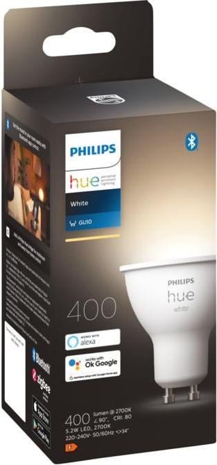 Actual product image Philips Hue 4.2W GU10 1P (GU10, 4.20 W, 400 lm, 1 x, E)