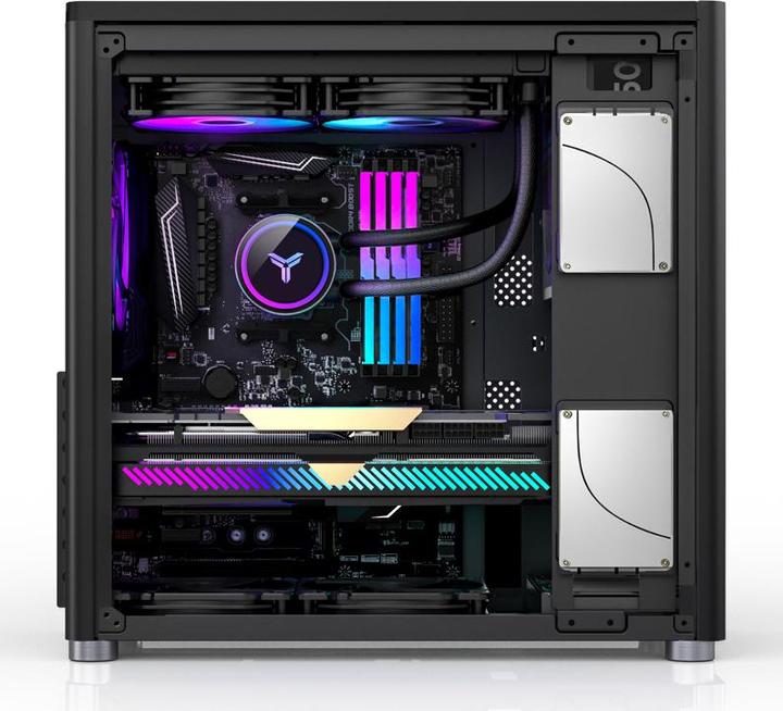 Actual product image Jonsbo D40 ATX Enclosure, Tempered Glass (ATX, mATX)