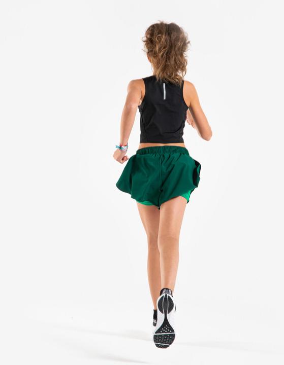 Immagine prodotto Kiprun Tanktop Croptop Running atmungsaktiv Mädchen - 900 schwarz (12, 13, 14)