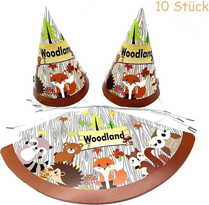 Immagine prodotto ASMI 75-teiliges Party-Set Wald Tiere