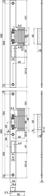 Produktbild MSL Reno-Lappenschliessbleche VariFlex BV-24421 (Schliessblech)