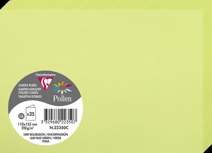 Produktbild Pollen Doppelkarte (210 g/m², 25 x, 110 x 155 mm)