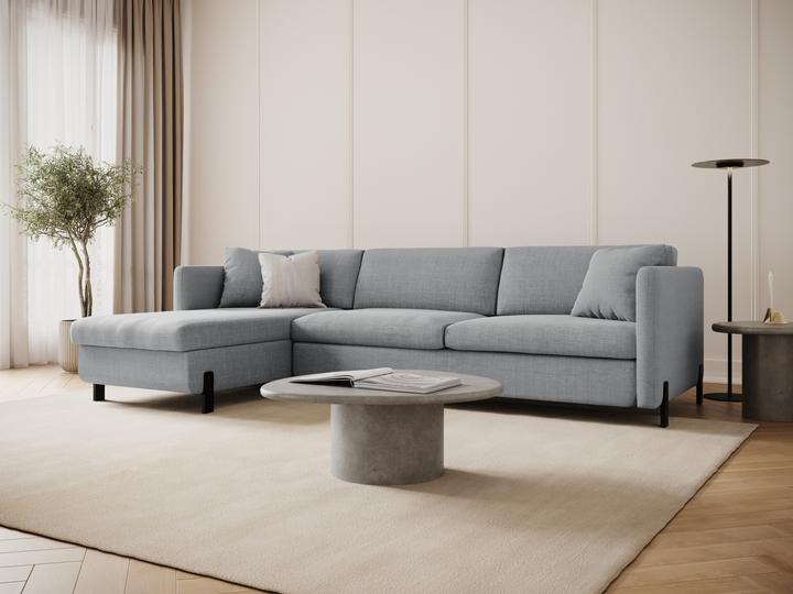 Actual product image Micadoni Left Corner Sofa With Bed Function And Box, "Gloria", 4 Seats, 260x170x80Made in Europe (Corner sofa)