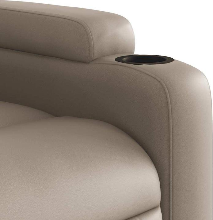 Actual product image VidaXL Massage chair cappuccino-brown imitation leather, colour