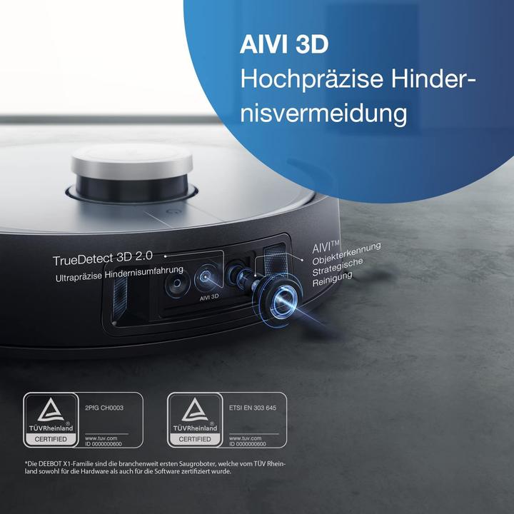Image du produit Ecovacs Deebot X1 Plus (Robot d'aspiration et de nettoyage)