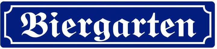 Blechschild (46 x 10 cm)