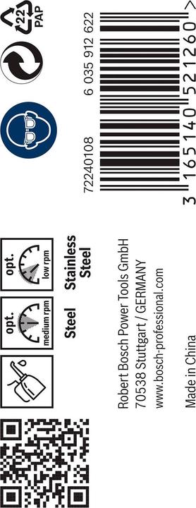 Image du produit Bosch Professional Zubehör Foret hélicoïdal PRO Stainless Steel HSS-Co, 6.8 x 69 x 109 mm (6,8 mm)