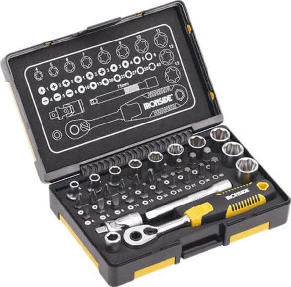 Ironside Set di chiavi a bussola con punta, 34 pezzi (4 mm, 10 mm, 11 mm, 5 mm, 13 mm, 12 mm, 7 mm, 6 mm, 8 mm, 9 mm)