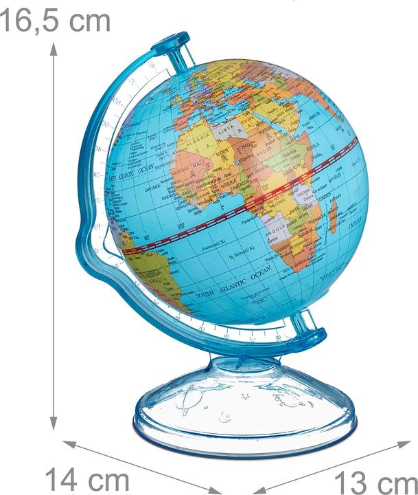 Actual product image Relaxdays Globe (14 x 13 x 16.5 cm)