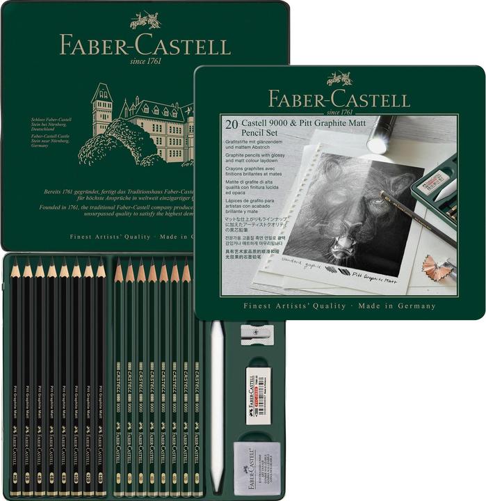 Actual product image Faber-Castell Graphite Matt (HB, 20 x)