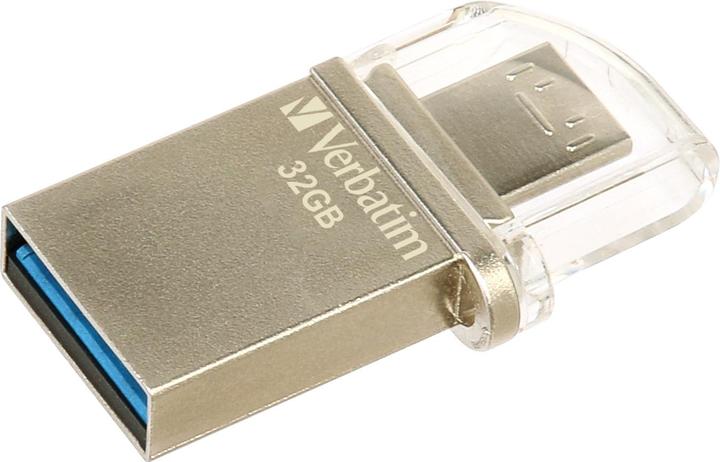 Actual product image Verbatim Store n Go OTG 32GB Micro Drive USB 3.0 (32 GB, USB 3.0, USB-A)