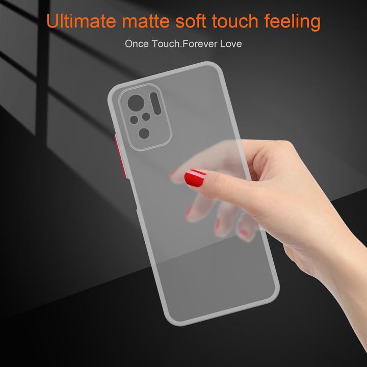 Actual product image Cadorabo Hybrid Matt Cover (Xiaomi Redmi Note 10S, Xiaomi Mi Note 10)