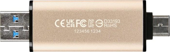 Actual product image Transcend JetFlash 930C (256 GB, USB-C, USB-A, USB 3.1)