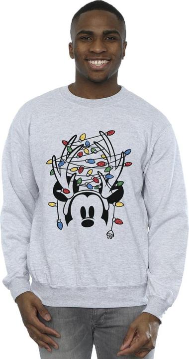 Produktbild Disney Mickey Mouse Christmas Head Lights Sweatshirt (XXL)