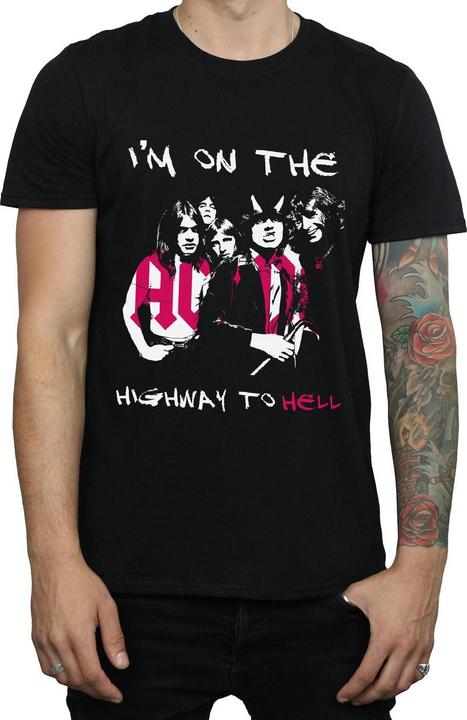 Image du produit AC/DC - T-shirt I'M ON THE HIGHWAY TO HELL - Homme (L)