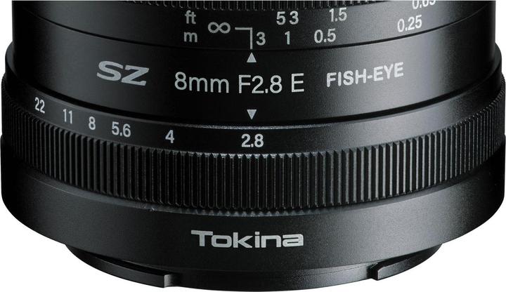 Immagine prodotto Tokina SZ 8mm F2.8 MF Sony E-Mount (Sony E, APS-C / DX)