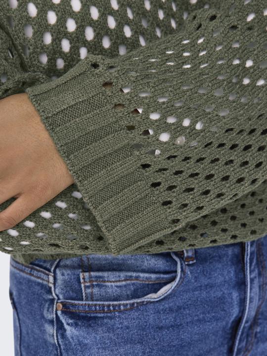 Image du produit Only Coupe normale Col rond Épaule basse Pull-over Haut tricoté (M)