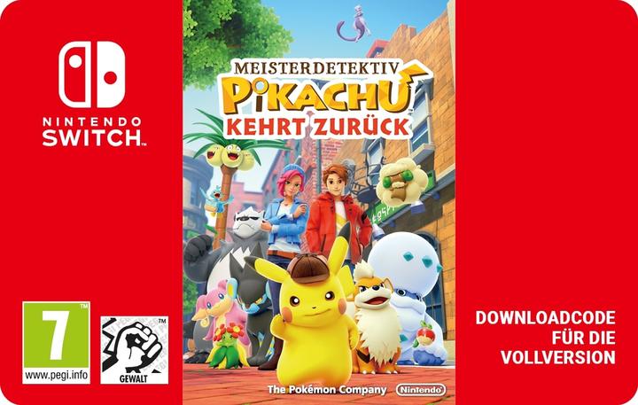 Produktbild Nintendo Detective Pikachu Returns Digital Code (Switch)