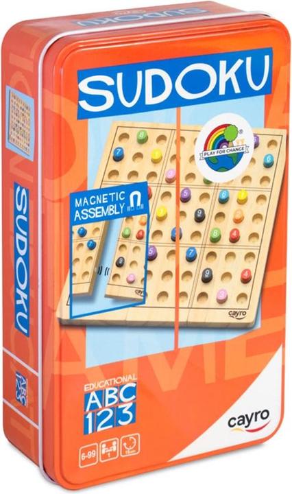 Actual product image Cayro FSC Sudoku in metal box