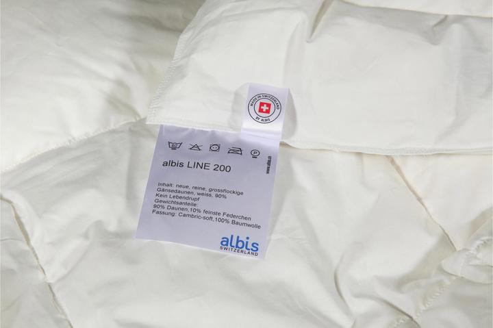 Produktbild Albis Line 200 leichtes Daunenduvet (440 g, 200 x 210 cm)