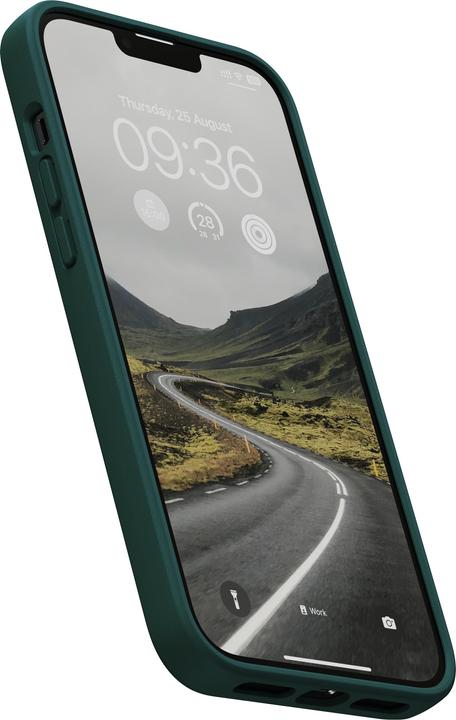 Immagine prodotto Njord Custodia rigida Salm.Leather Magsafe verde (Apple iPhone 14 Plus)