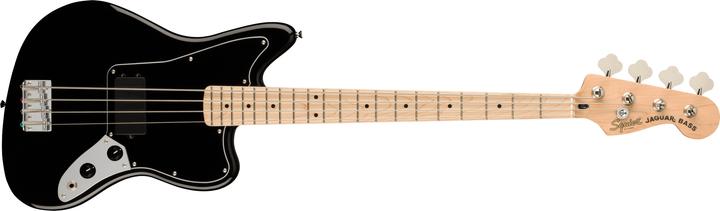 Actual product image Squier Affinity Series Jaguar Bass H Black MN electric bass guitar (Electric bass, Mahogany, Maple, NATO)