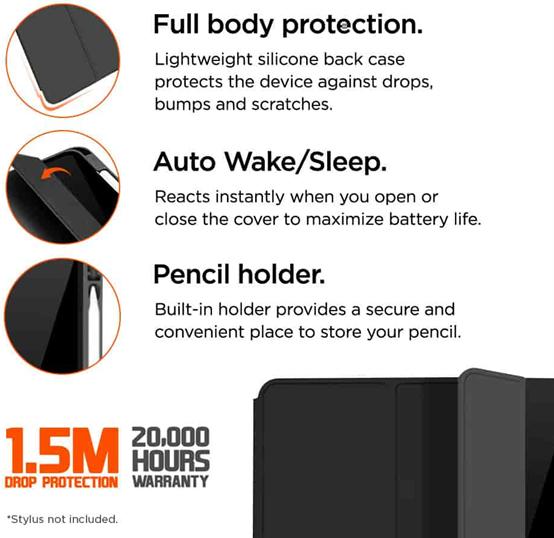 Image du produit Eiger Storm 250 Stylus Case (iPad 2021 (9e génération), iPad 2019 (7e gène), iPad 2020 (8. Gen))