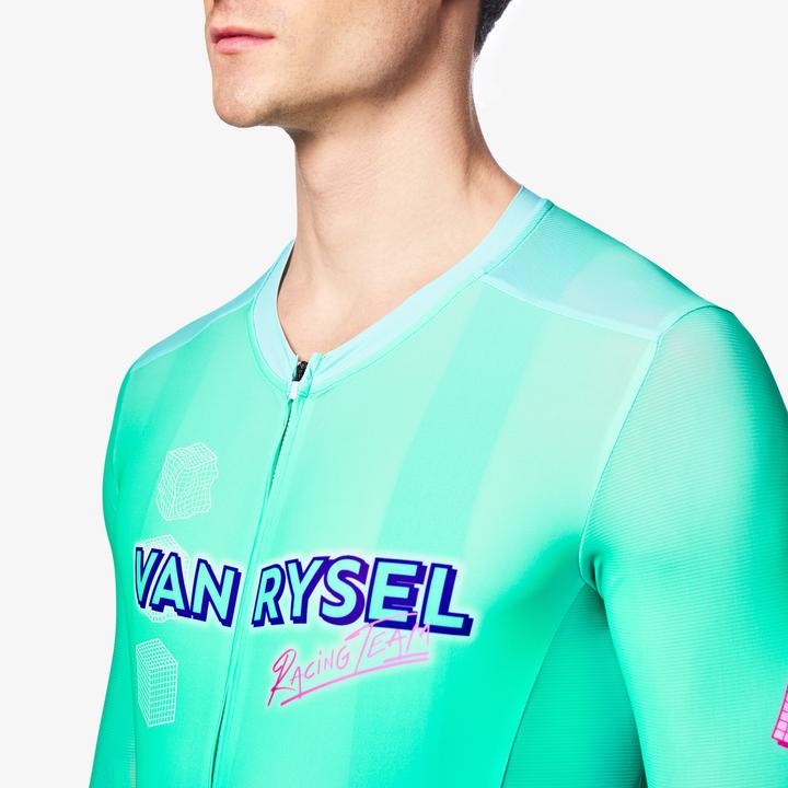 Produktbild Van rysel Radtrikot Rennrad kurzarm Sommer Racer 2 Aquamarin (S)