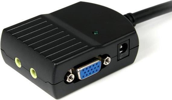 Actual product image StarTech 2 Port VGA Video Splitter with Audio - VGA Splitter with USB Power Supply