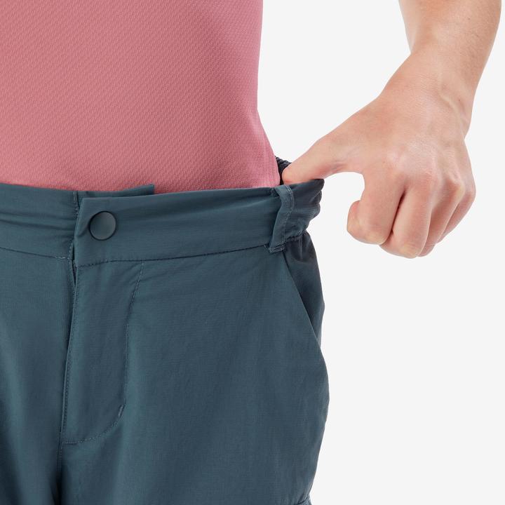 Actual product image Quechua Zip-Off-Hose Kinder Gr. 123–172 Wandern - MH500 blau (10, 11, 12)