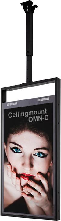 Actual product image Hagor Ceilingmount OM46N-D - Bracket - for Flat Panel Display - Black - Screen Size