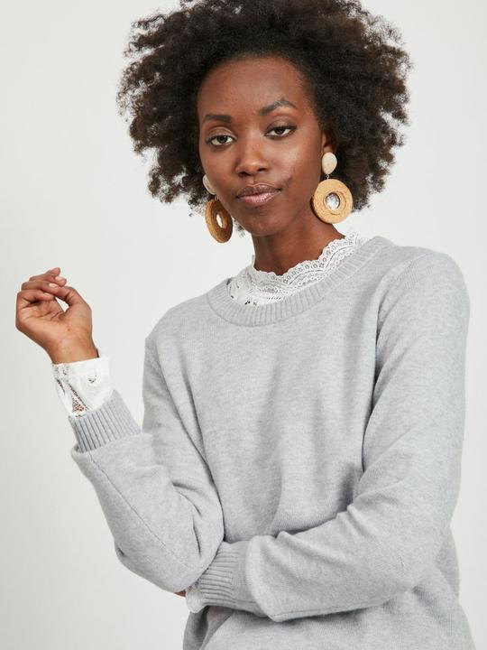 Image du produit Vila Pull tricoté au cou de l'équipage (XXL)