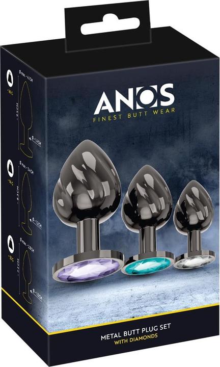 Productafbeelding Anos Metalen buttplug set