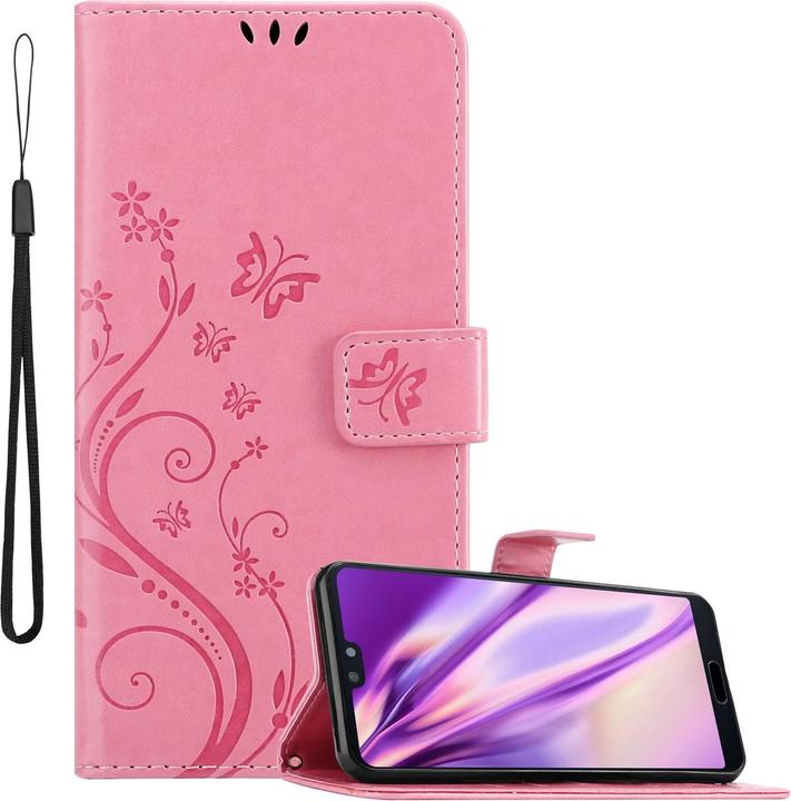 Actual product image Cadorabo Flower Book Cover (Huawei P20)