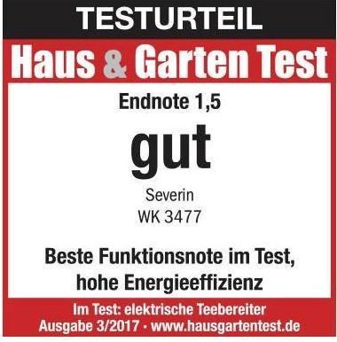 Produktbild Severin Wasserkocher schnurlos WK 3477 (1.70 l)