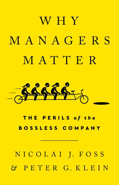 Produktbild Why Managers Matter (Englisch, Nicolai J Foss, Peter G Klein, 2022)