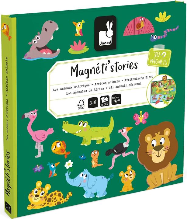 Produktbild Janod Magnetistories Afrikanische Tiere (Deutsch)