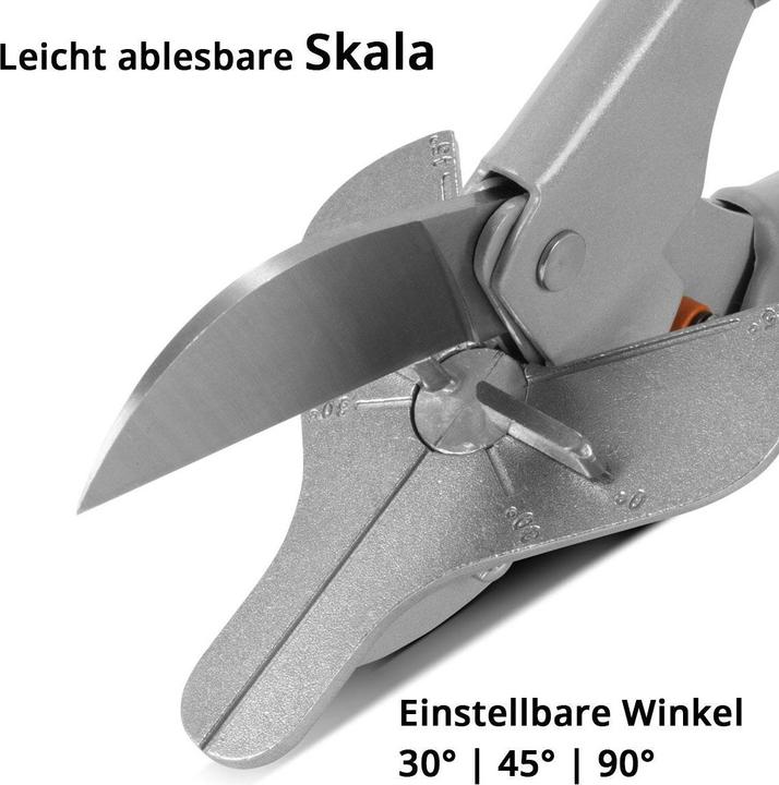 Produktbild Stahlwerk Gehrungsschneider | Gehrungsschere Einstellbare Winkel 30° | 45° | 90° (14490 mm)