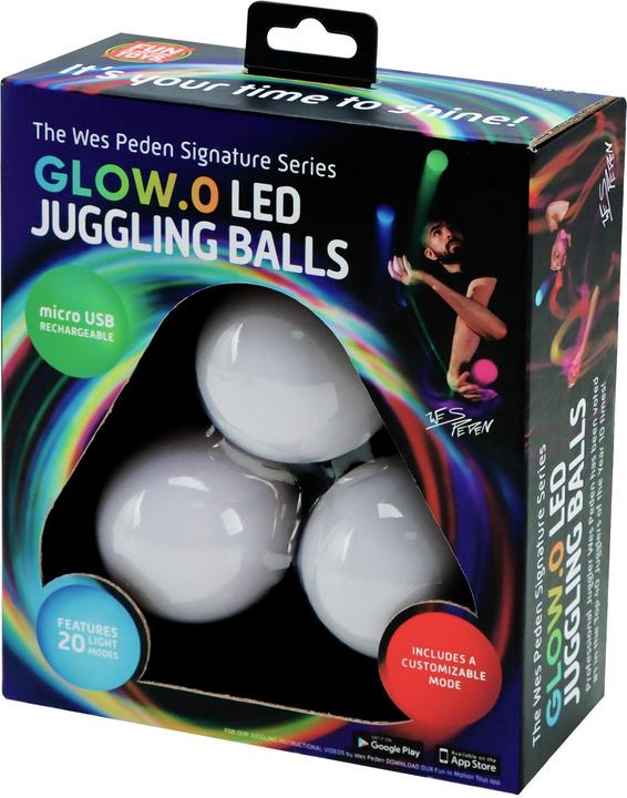 Actual product image Spin Balls Juggling Ball Set of 3 with LED