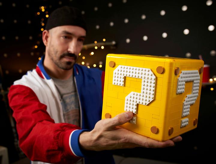 Produktbild LEGO Fragezeichen-Block aus Super Mario 64 (71395, LEGO Seltene Sets, LEGO Super Mario)