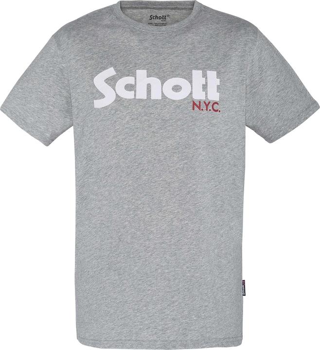 Schott T-Shirt Logo Kurzarmshirt