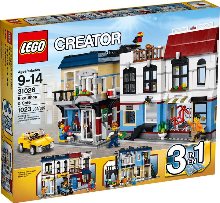 Actual product image LEGO Creator End-Of-Live Set Fahrradladen & Café - 31026 NEU! Teile 1023x (31026)
