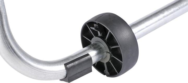 Actual product image Hudora 2 transport wheels for attachment to tubes with 38 mm diameter