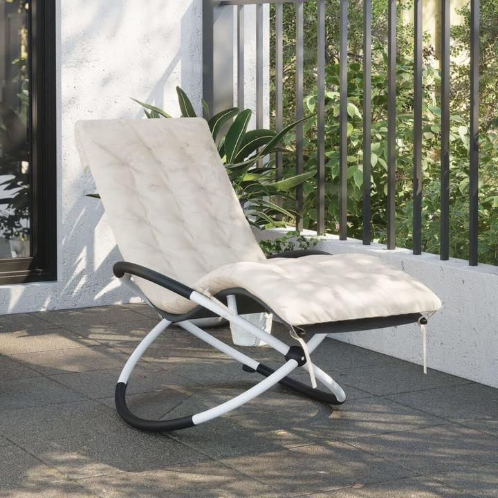 Actual product image VidaXL Sun lounger cover suede look (160 x 50 x 10 cm)