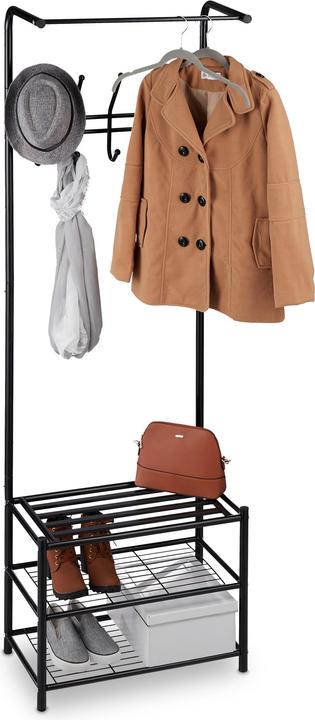 Actual product image Relaxdays Mixed Material Coat Stand